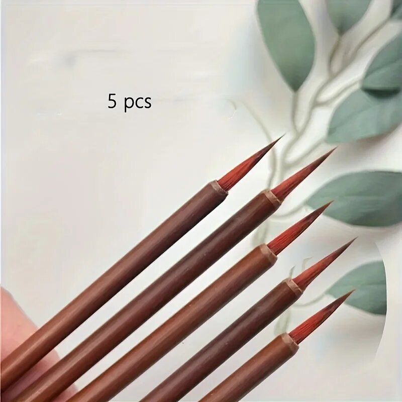Кисти для рисования, 5 шт, цвет 5pcs