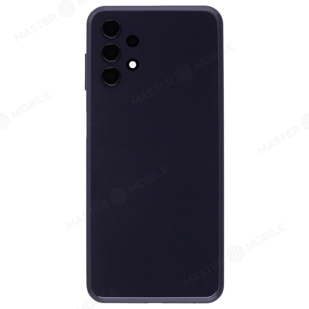 Задняя крышка для Samsung A135 Galaxy A13 (черный) (в сборе со стеклом камеры)