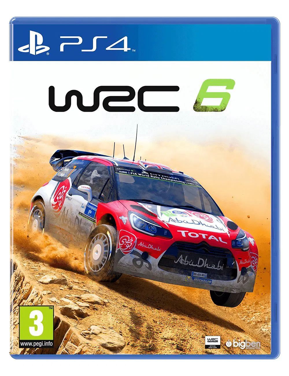 Игра WRC 6 The Official Game (английская версия) для PS4