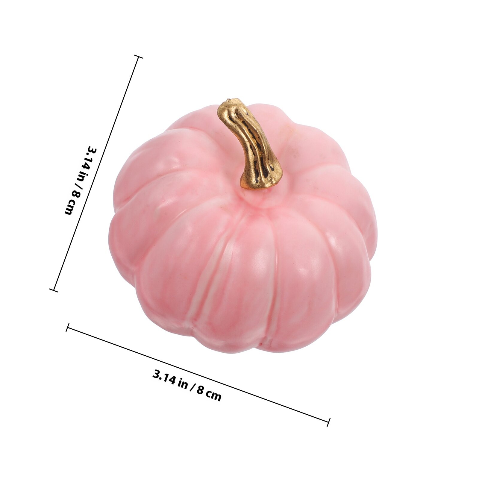 10 Штук Искусственные Фоам ПUMPKINS Декоративные Тыквы Для Halloween 8x8x7cm