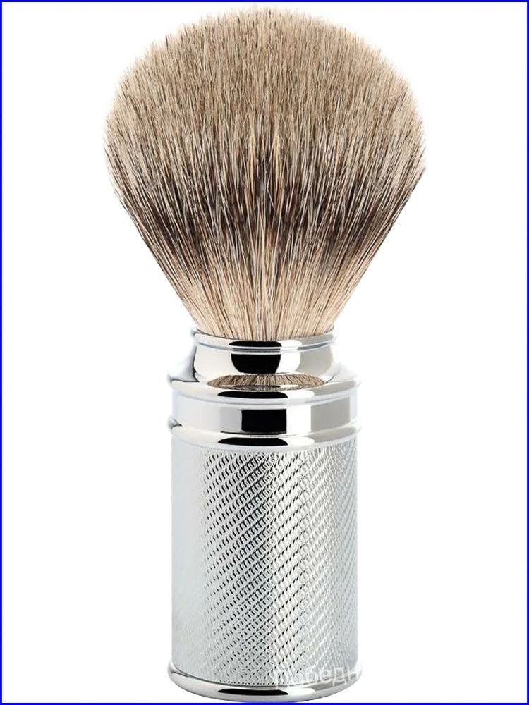 Помазок MUEHLE TRADITIONAL, барсучий ворс высшей категории Silvertip, хром