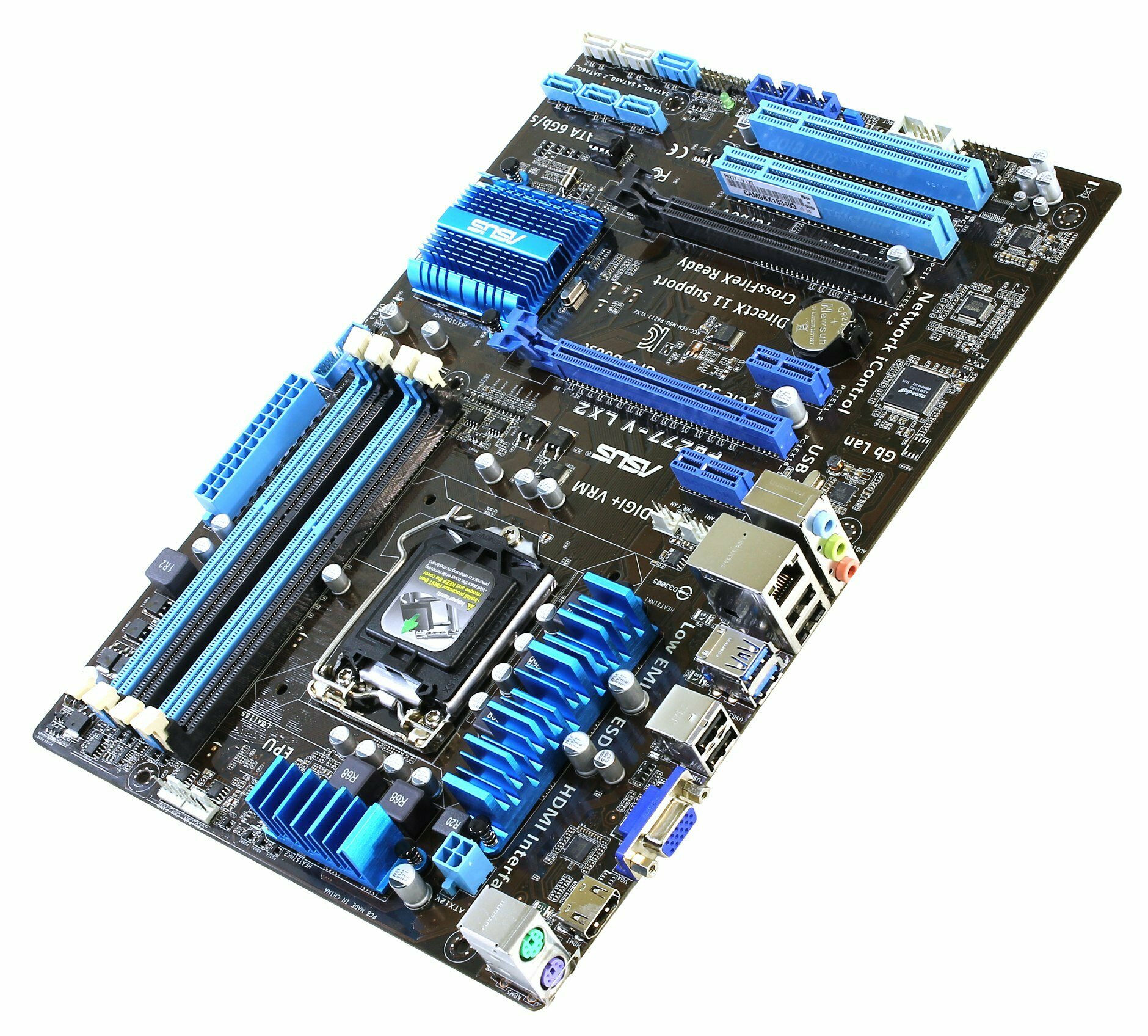 ASUS P8Z77-V LX2 (RTL) LGA1155 2xPCI-E+Dsub+HDMI+GbLAN SATA RAID ATX 4DDR3