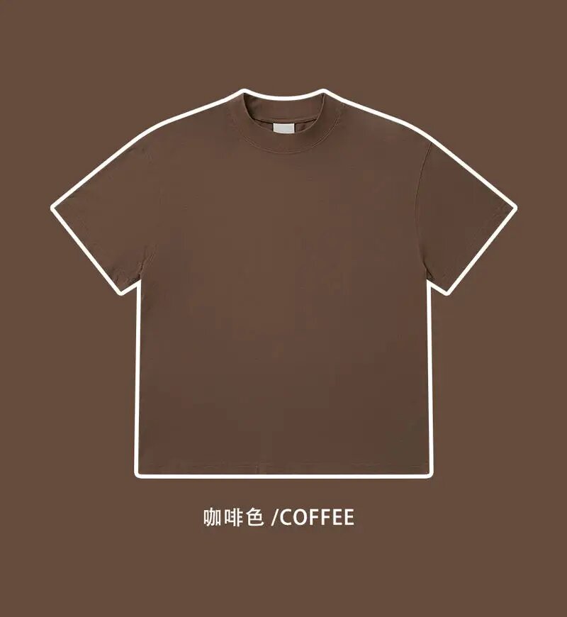 Коричневая футболка оверсайз UETEEY, Coffee
