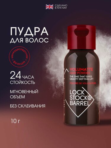 Изображение товара Пудра для волос мужская 10 г Volumatte Hair Powder Lock Stock & Barrel для объёма волос