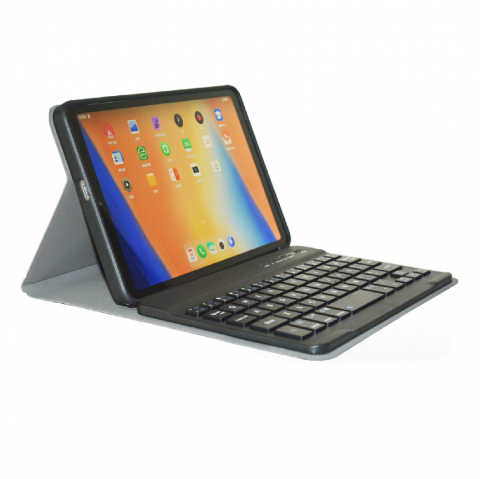 Беспроводная Bluetooth-клавиатура MyPads Tasti Keyboard с чехлом для Alldocube iPlay 50 Mini, черная, русская раскладка
