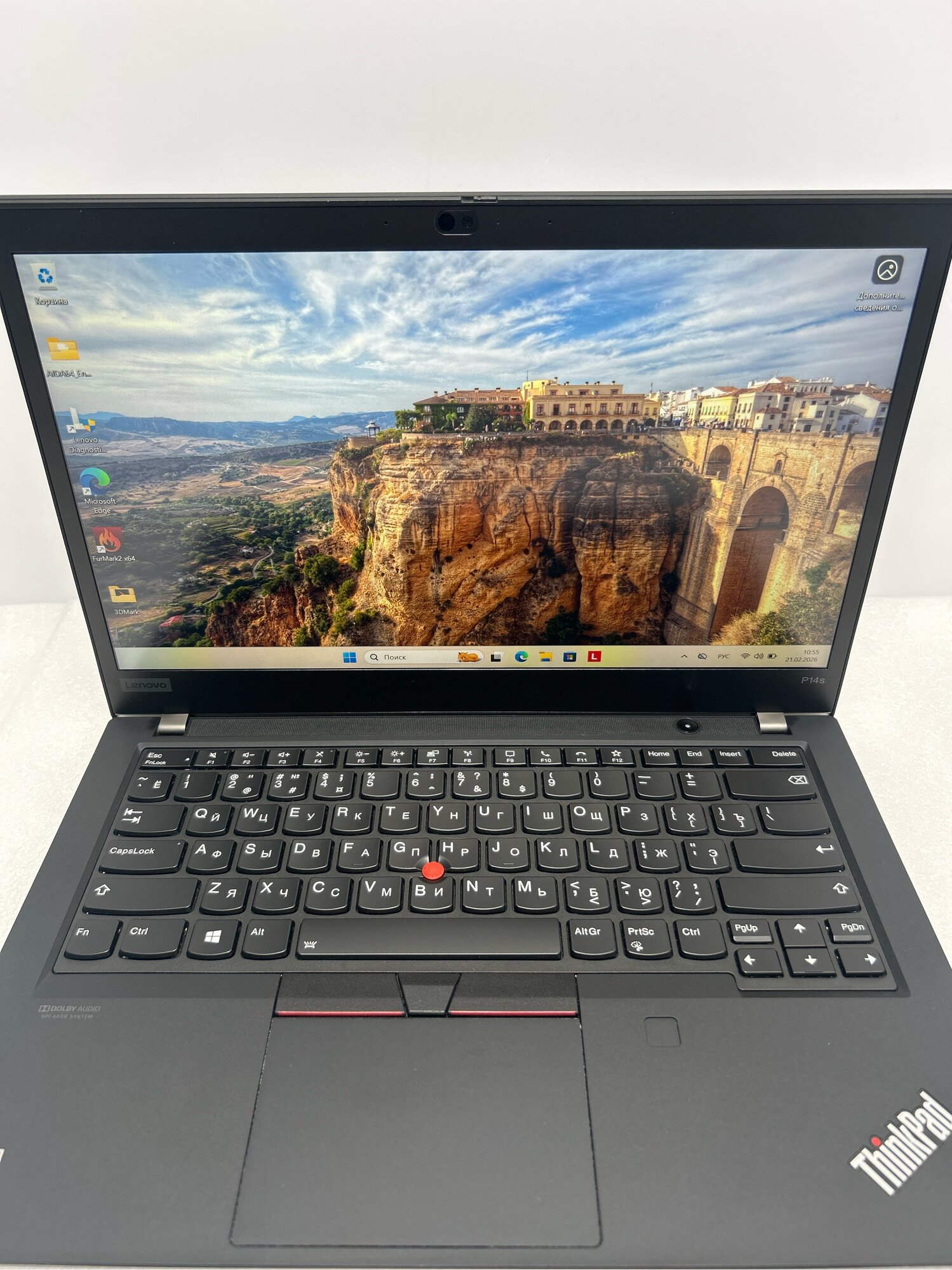 Ноутбук Lenovo Thinkpad p14s gen 1, 14