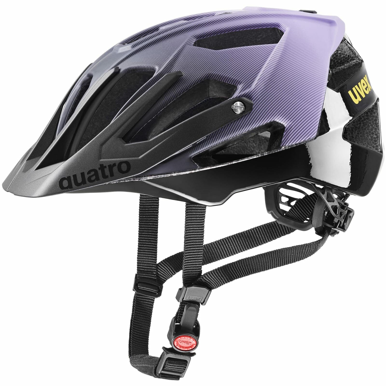 DECATHLON шлем защитный Uvex Quatro cc, фиолетовый, 52-57 см
