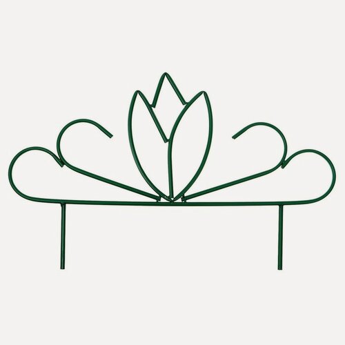 Изображение товара Ограждение декоративное, 47 × 375 см, 5 секций, металл, «Бутон», Greengo