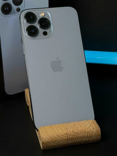 Изображение товара Смартфон Apple iPhone 13 Pro Max, 256gb, Sierra Blue, LL, nano SIM + eSIM