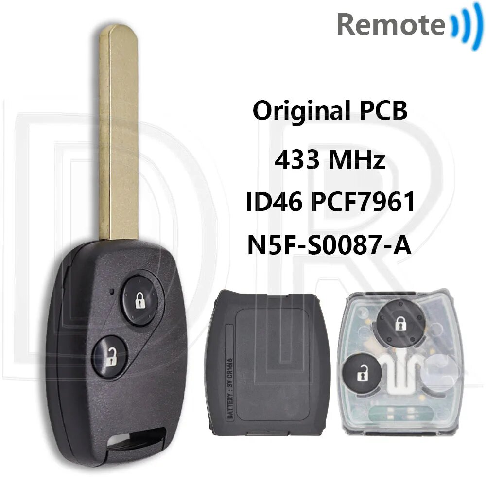 Автомобильный ключ 433 МГц ID46 PCF7961 N5F-S0087-A