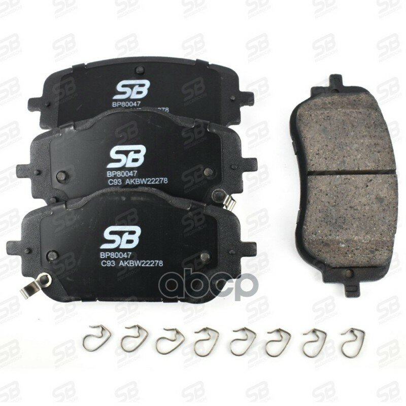 Колодки тормозные дисковые передние SB Nagamochi арт. BP80047