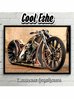 Постер "Harley-Davidson, ретро" А2