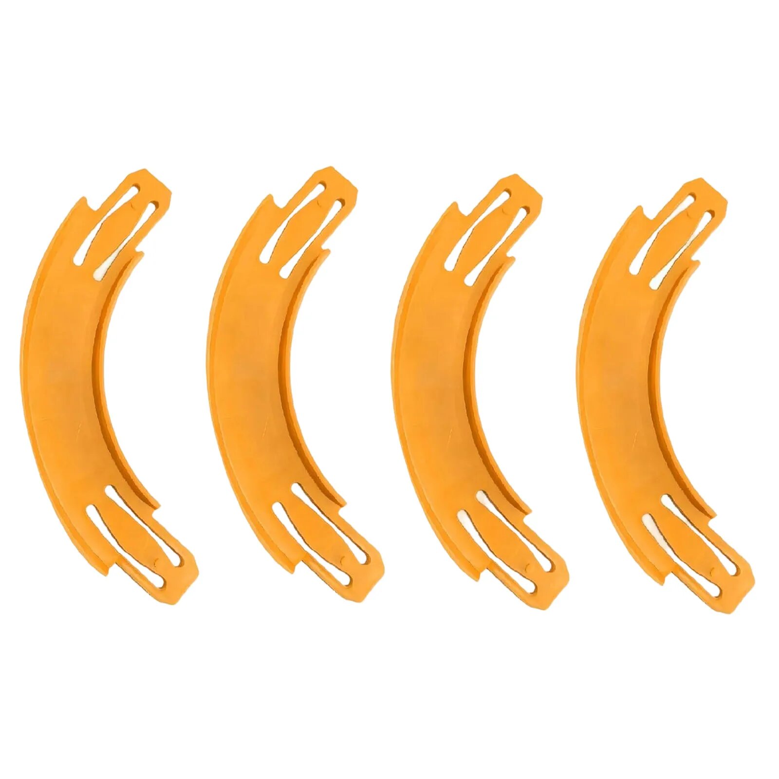 Соединители для трасс Hot Wheels 4 шт. Желтый, Yellow
