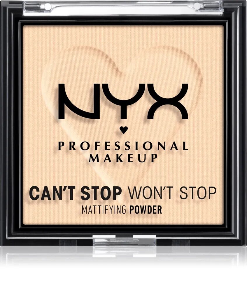 NYX Professional Makeup Can't Stop Won't Stop Mattifying Powder - матирующая пудра / 01 Fair 6 g