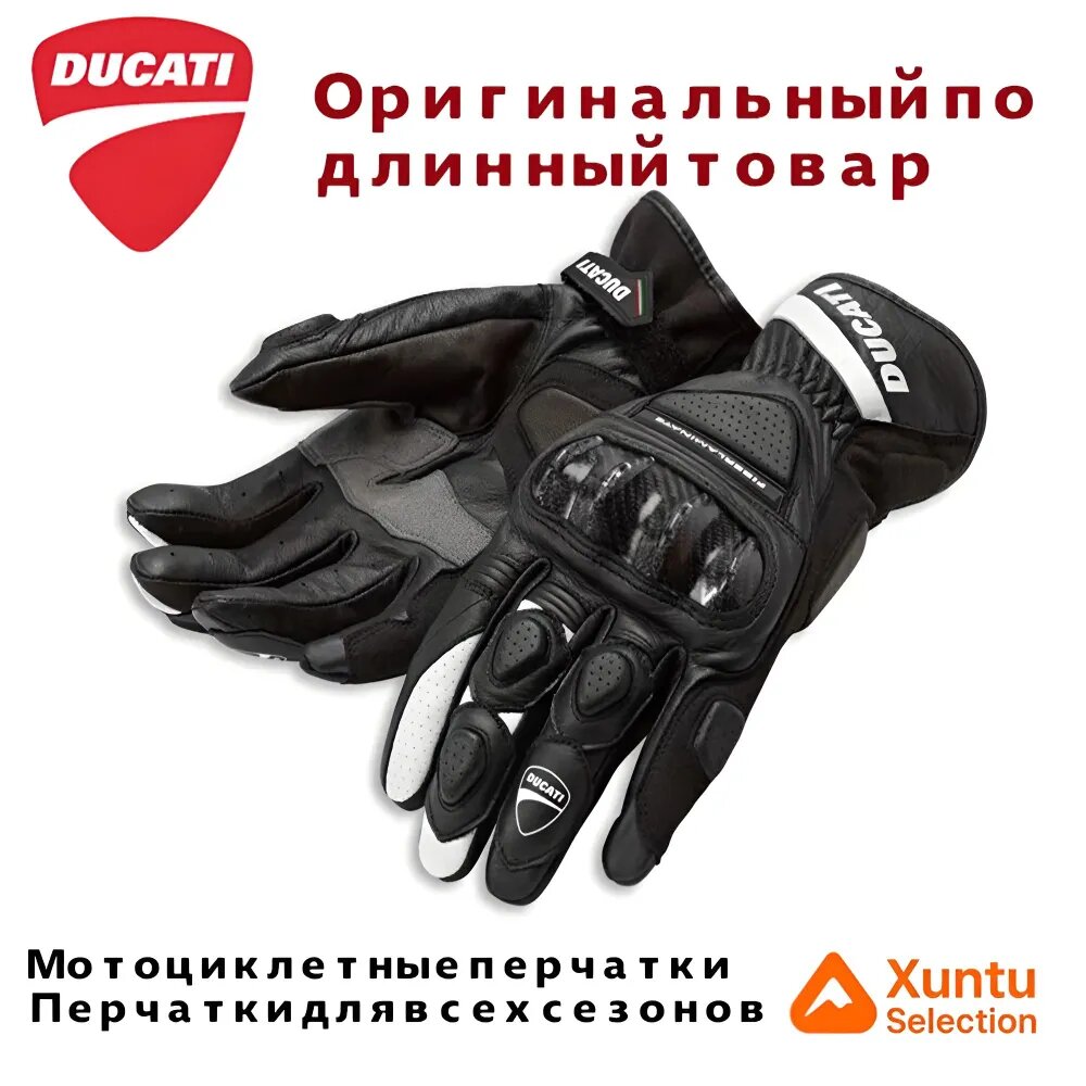 Ducati Мотоперчатки, размер: M, цвет: черный