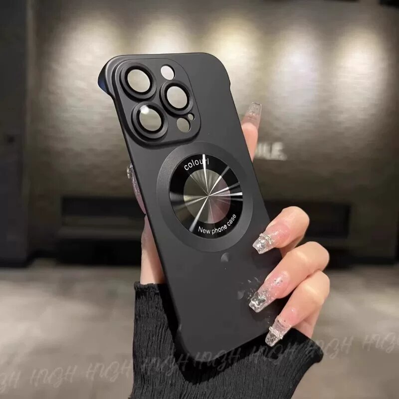 IPhone 13 Pro Max Глубокий черный Металлическая матовая отделка с защитой экрана