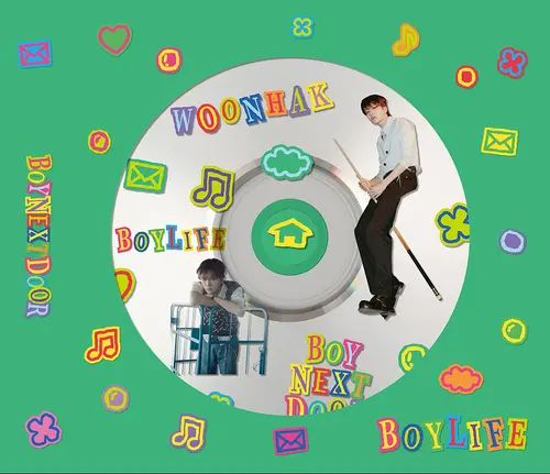 BOYNEXTDOOR BOYLIFE Япония, 2-й сингл, издание SOLO JACKET WOONHAK