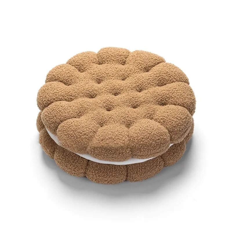 Подушка декоративная Sandwich Biscuit, бежевая, 40 см