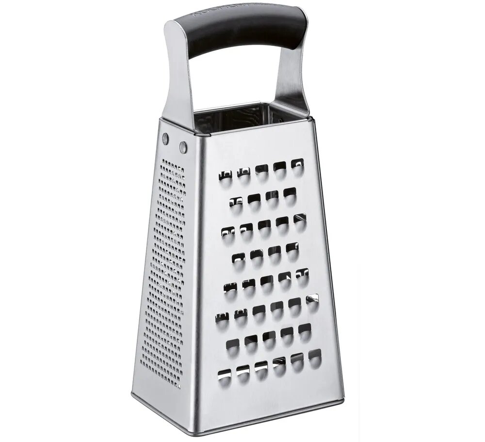 Тёрка KÜCHENPROFI MASTER GRIPI 23,5 см, нержавеющая сталь, четырёхгранная, серебристая