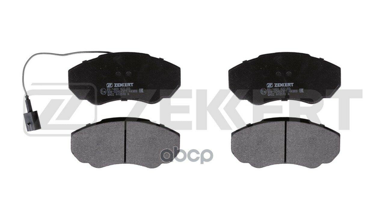 Колодки торм. диск. передн. с датчиком Citroen Jumper (230 244 Z) 94- Fiat Ducato (230 244 Z) 00- Zekkert арт. bs-1460