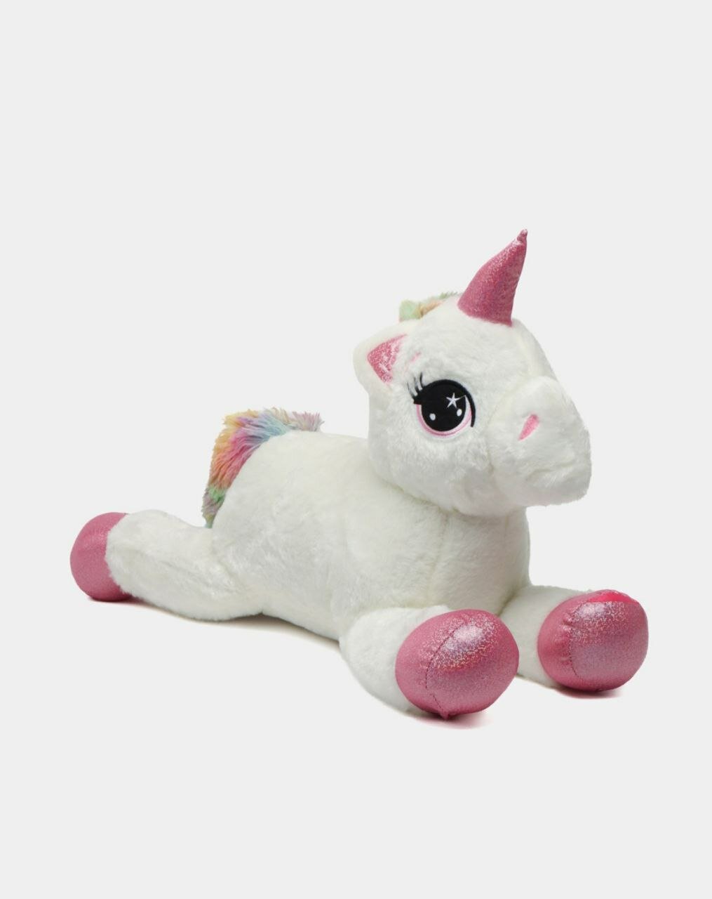 Мягкая игрушка-подушка Active Baby "Единорог", белый, для девочек, 30 см — фото 1