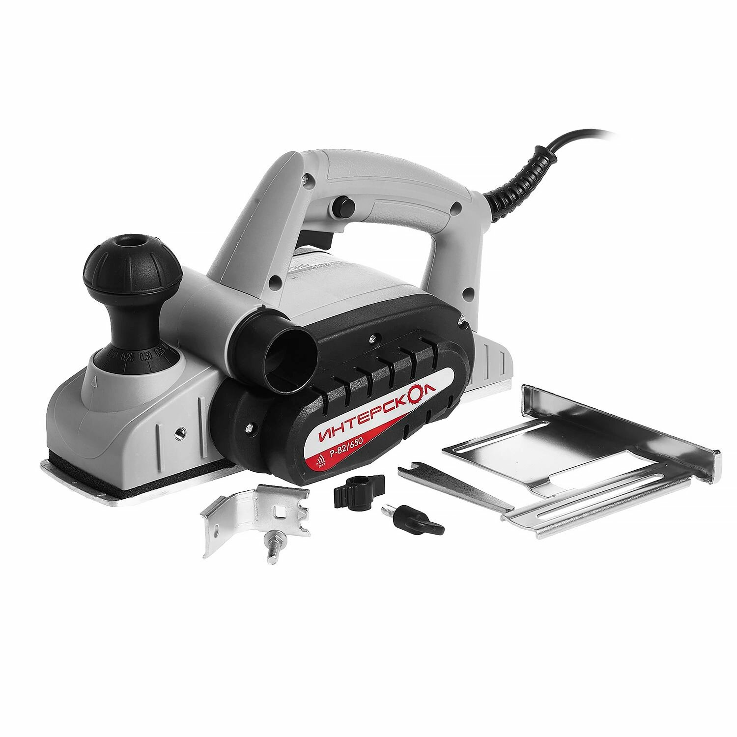 Электрорубанок Интерскол Р-82/650 — фото 1