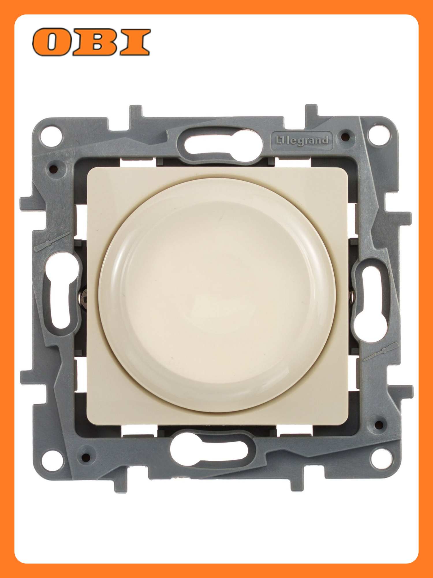 Диммер Legrand Etika поворотный IP20 300 Вт поликарбонат бежевый