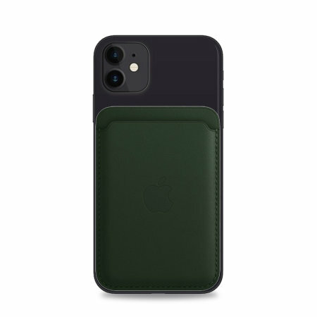 Kartholder, iPhone, MagSafe, charm hamyon, magnit, Dark Green — фото 1