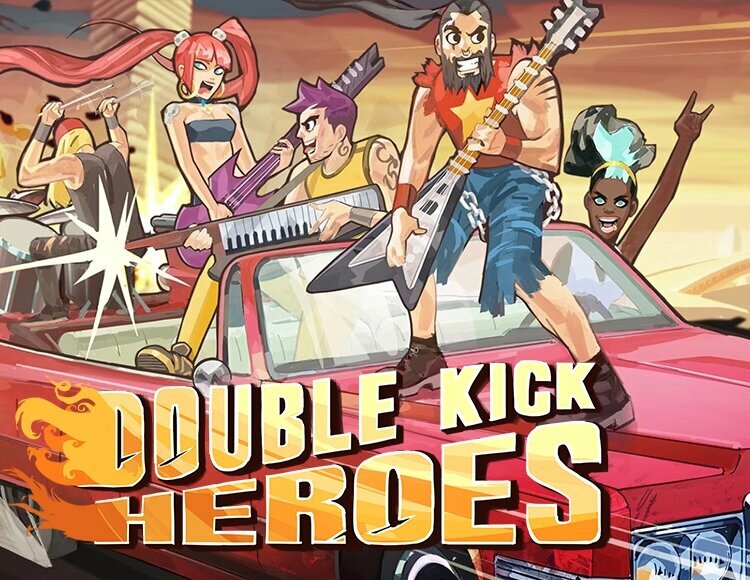 Игра Double Kick Heroes, ключ активации Steam, PC, Mac OS, Hound Picked Games