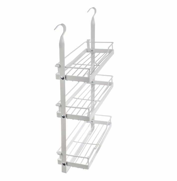 Полка для рейлинга KITRO 3-ярусная белая — фото 1