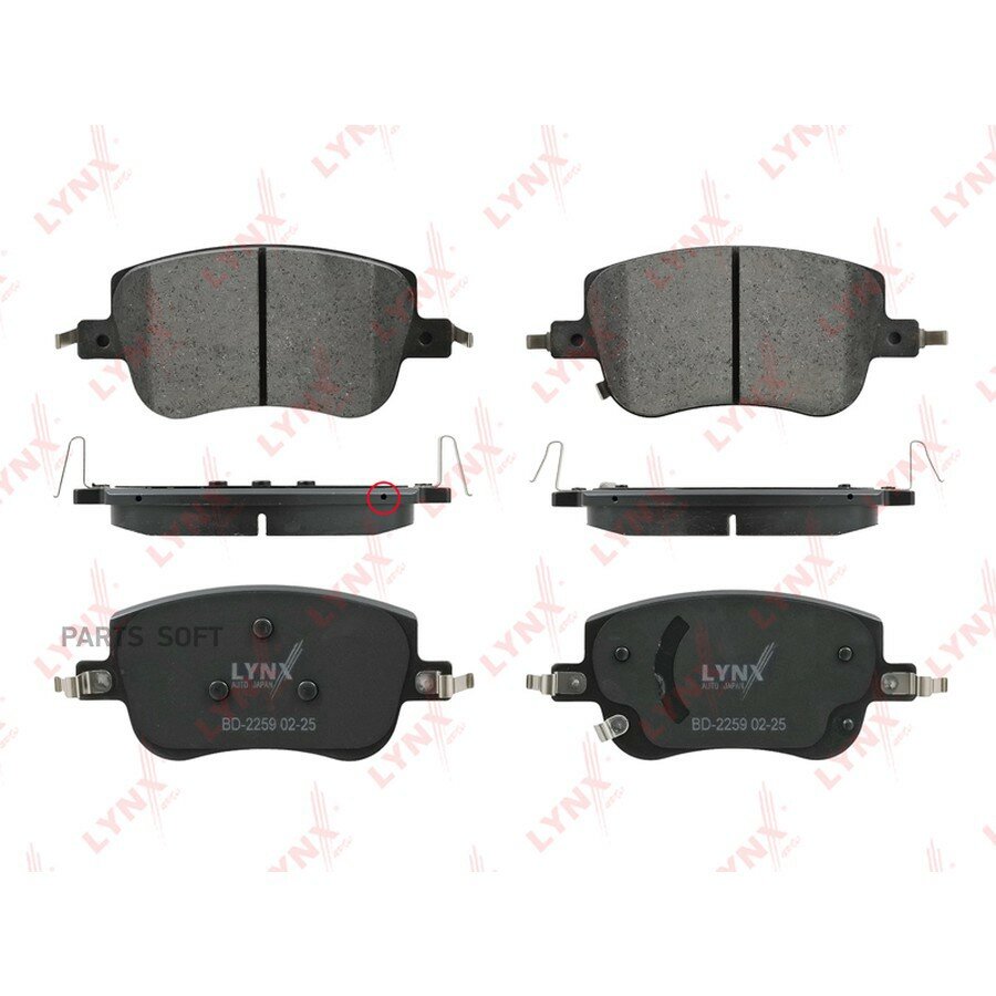 LYNXAUTO BD-2259 Колодки тормозные передние HAVAL Jolion 21> LYNXauto BD-2259