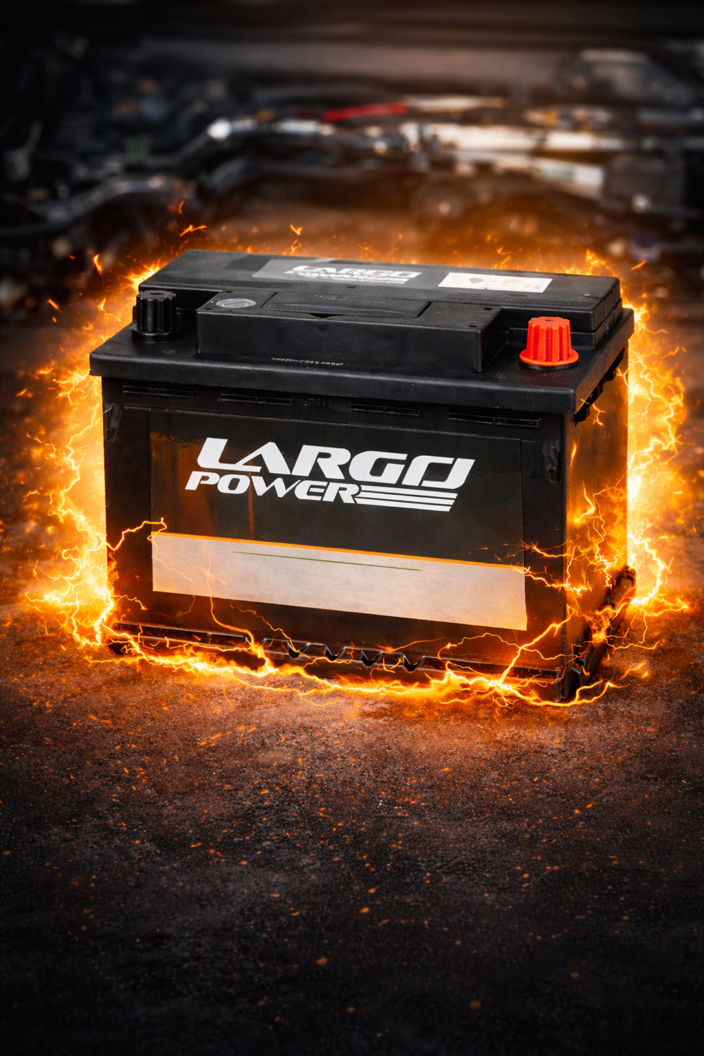 Аккумулятор автомобильный LARGO Power, 12В, свинцово-кислотные, для легковых авто - 36R (AH)