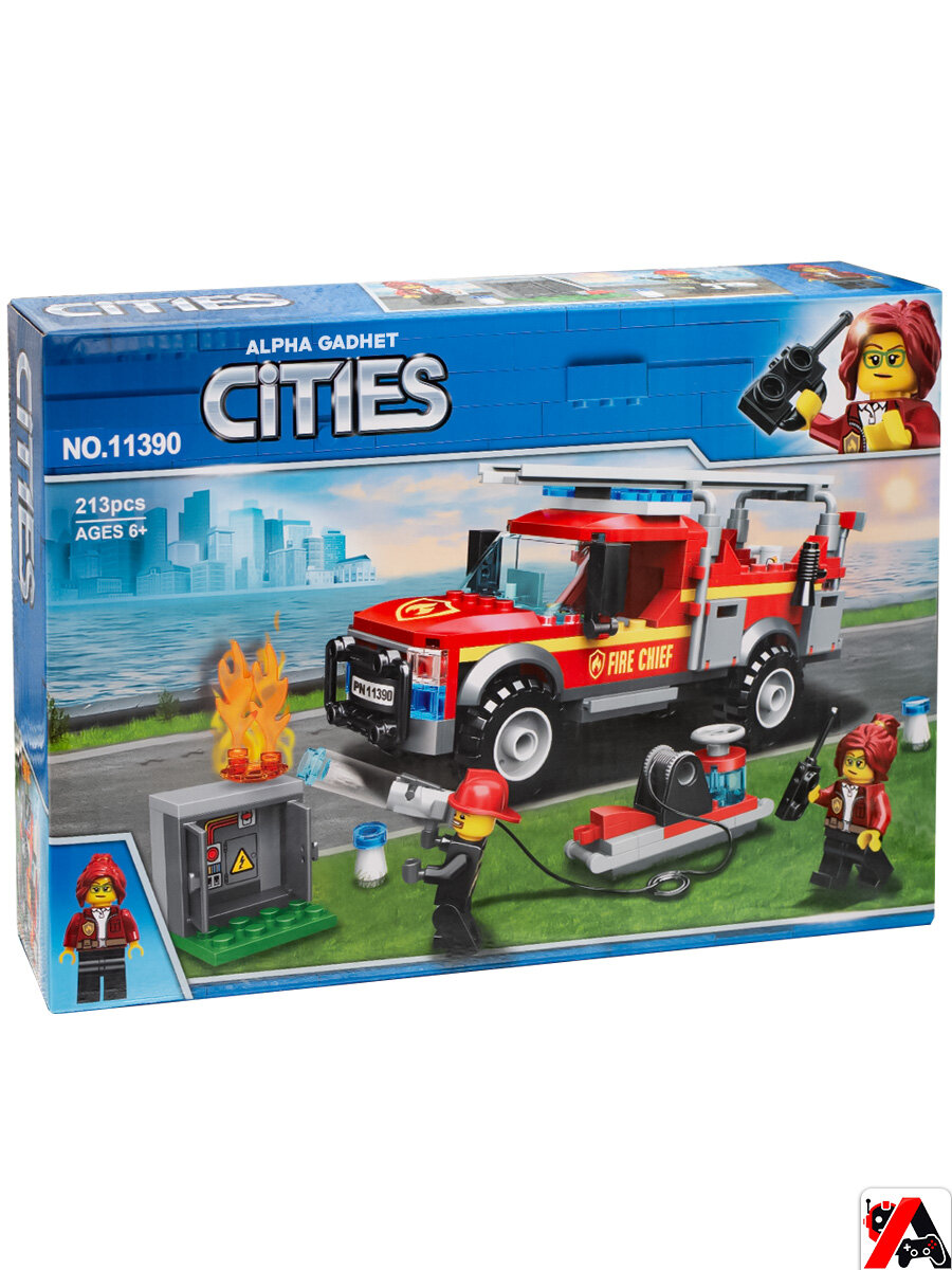 Конструктор Сити Грузовик начальника пожарной охраны