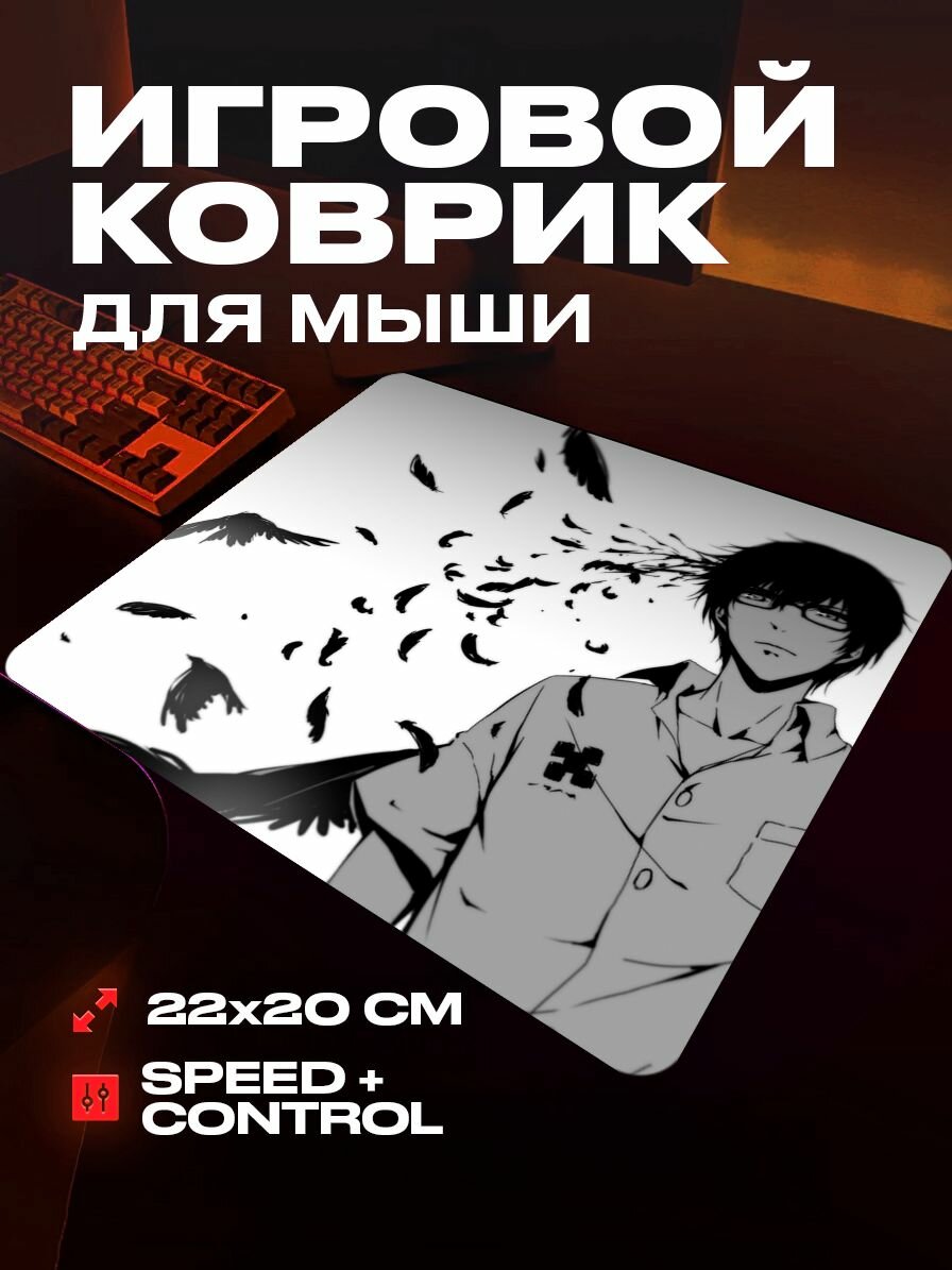 Коврик для мыши игровой Terror in resonance 22x20 см