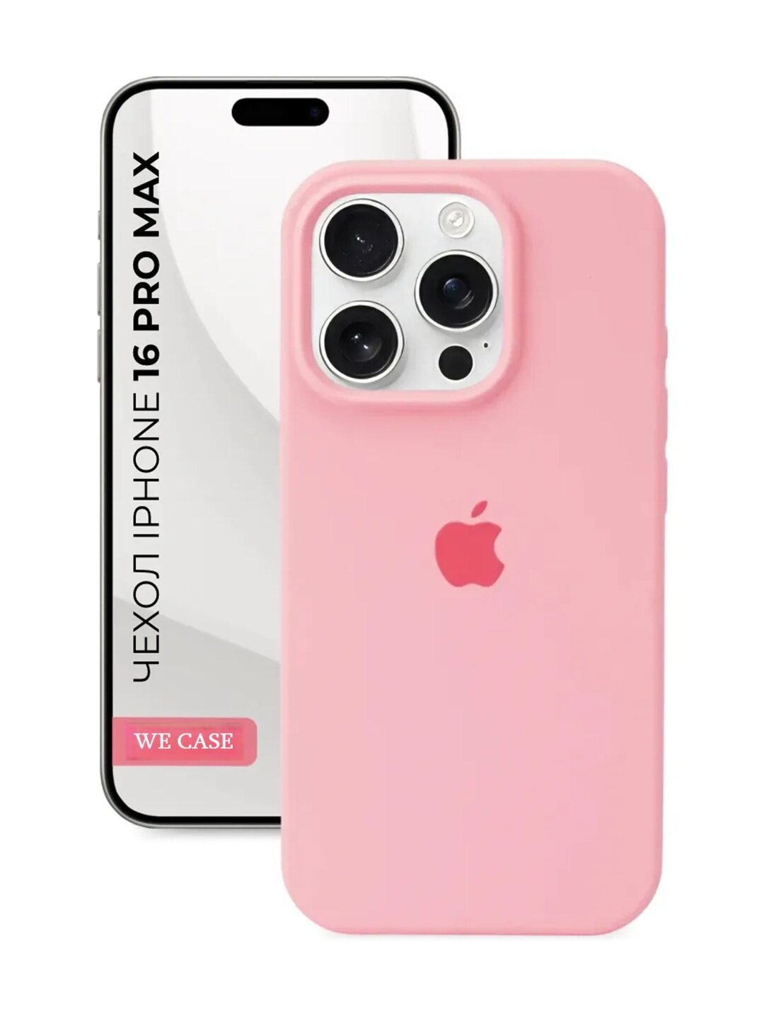 IPhone 16 Pro Max uchun mat silikon himoya g‘ilofi, yumshoq, yupqa, zarbaga chidamli