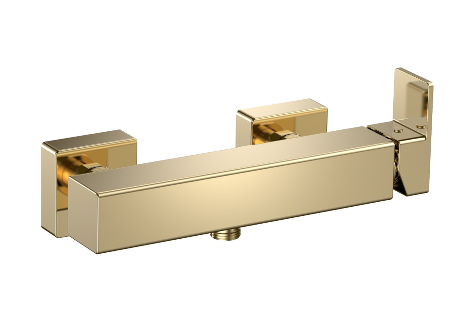 Смеситель для душа AQUAme AQM6813GG, латунь, керамический картридж Citec, золотой