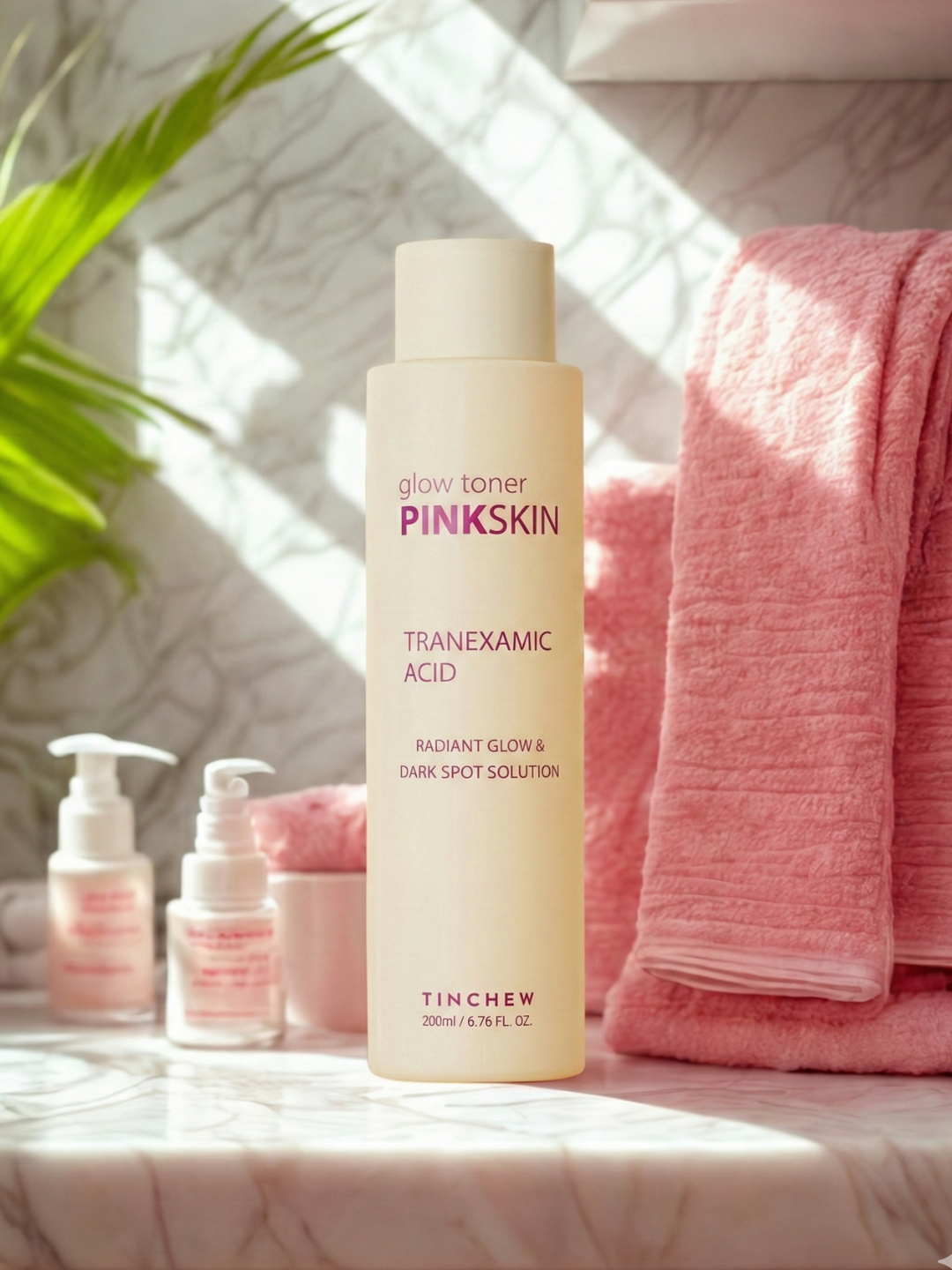 Тонер TINCHEW Pink Skin, сияние кожи, с транексаминовой кислотой