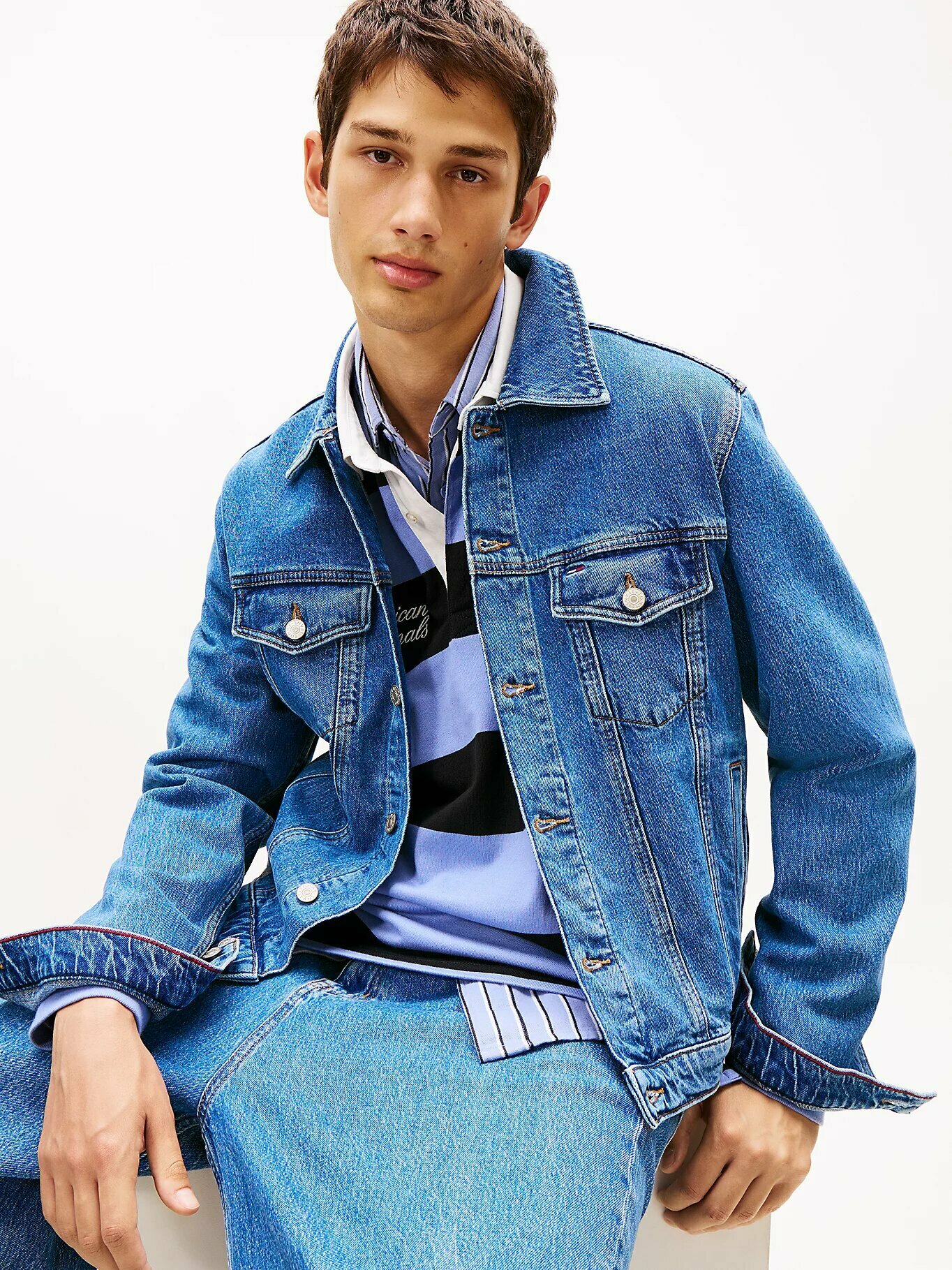 Куртка Tommy Jeans Ryan, размер M, синий — фото 1