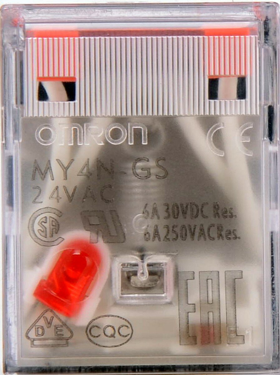 Реле MY4N-GS 24V AC (017548) — фото 1