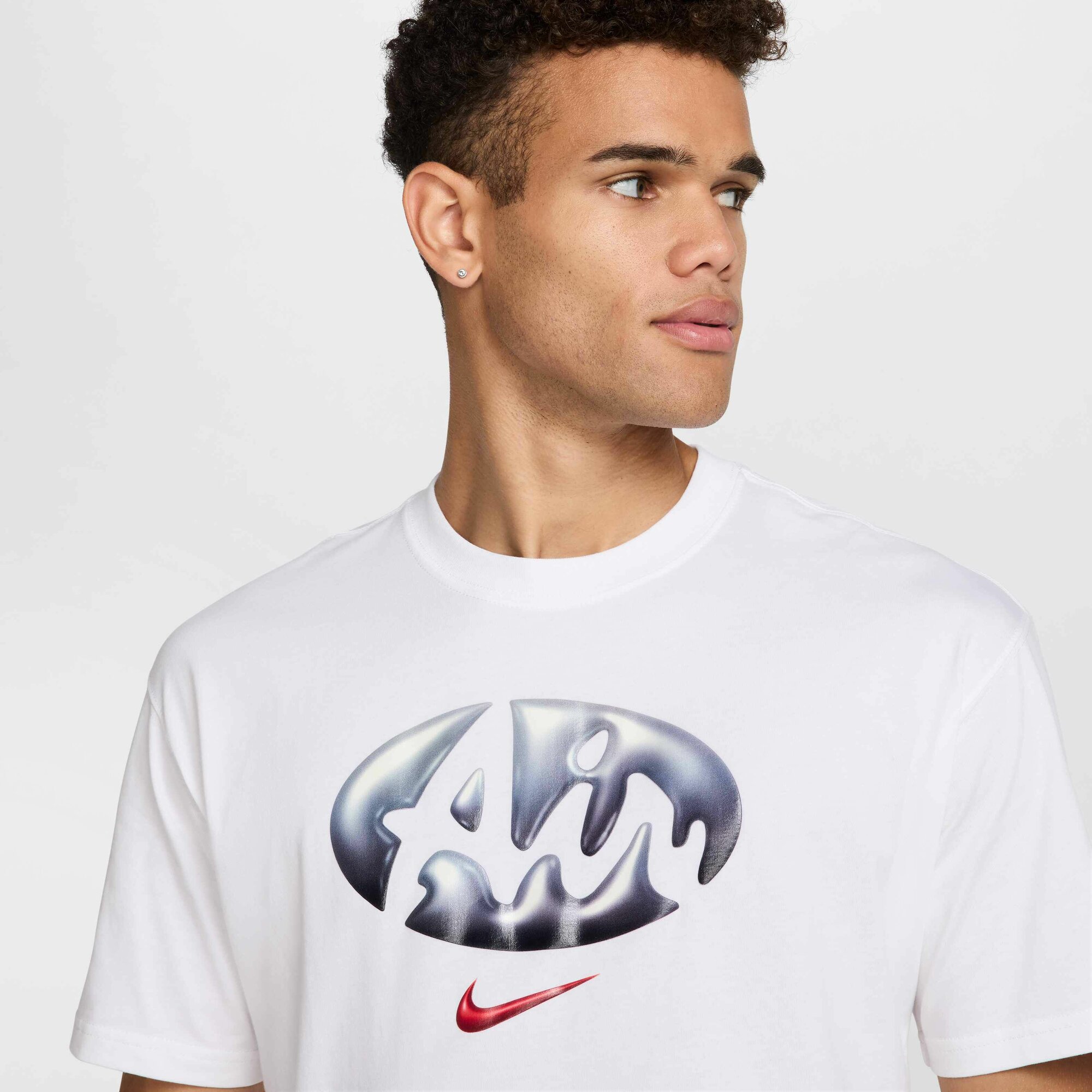 Футболка спортивная NIKE Sportswear Max90, 1 шт., размер XL, белый — фото 1