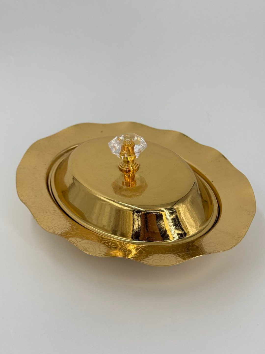 Посуда для фиников металлическая, Восточная декоративная тарелка для ифтара и Рамадана