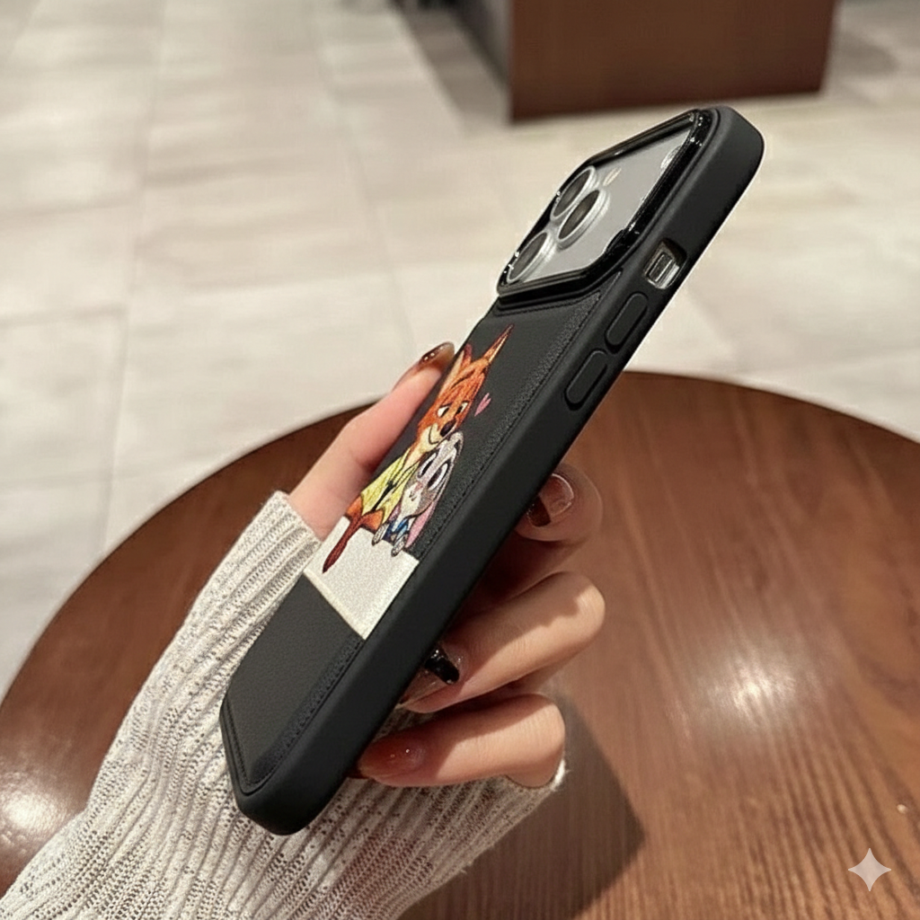 Чехол для айфон Зверополис iPhone 14 Pro Max силикон оранжевый — фото 1