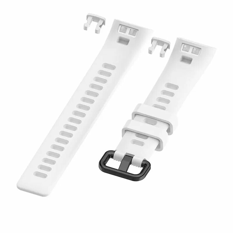 Белый силиконовый ремешок для Huawei Band 3/4 Pro