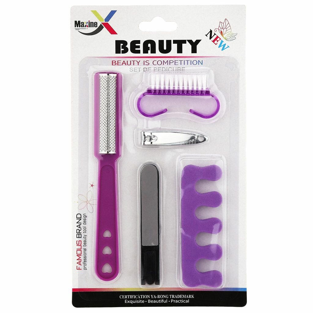 Педикюрный набор 5 предметов, в блистере — фото 1