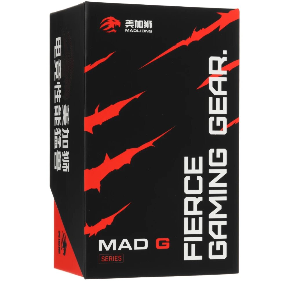 Мышь беспроводная/проводная FGG MADLIONS MAD G [FGG-12060006] белый