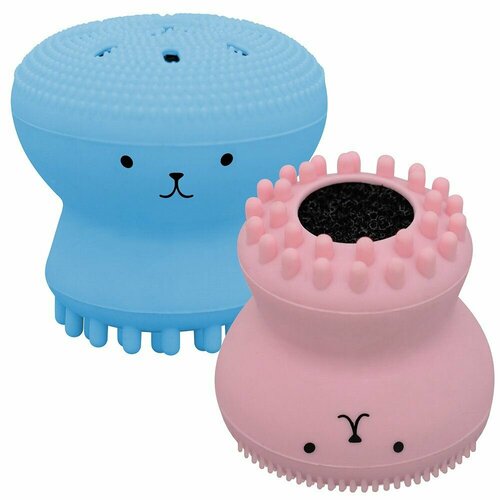 Щетка для ухода за лицом Глубокое очищение 5х55 см силикон пенополиуретановая губка 455₽