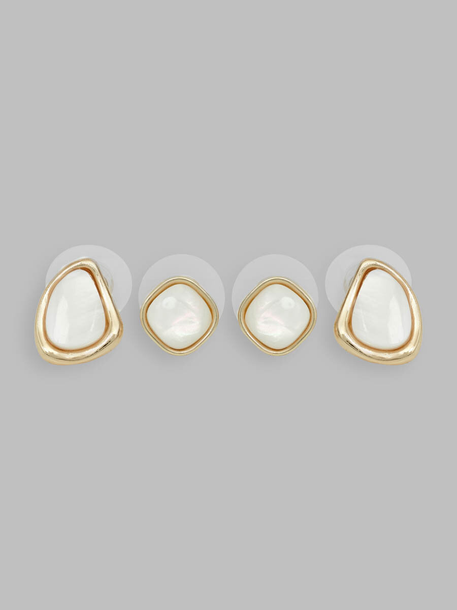 Серьги пусеты, жемчуг имитация