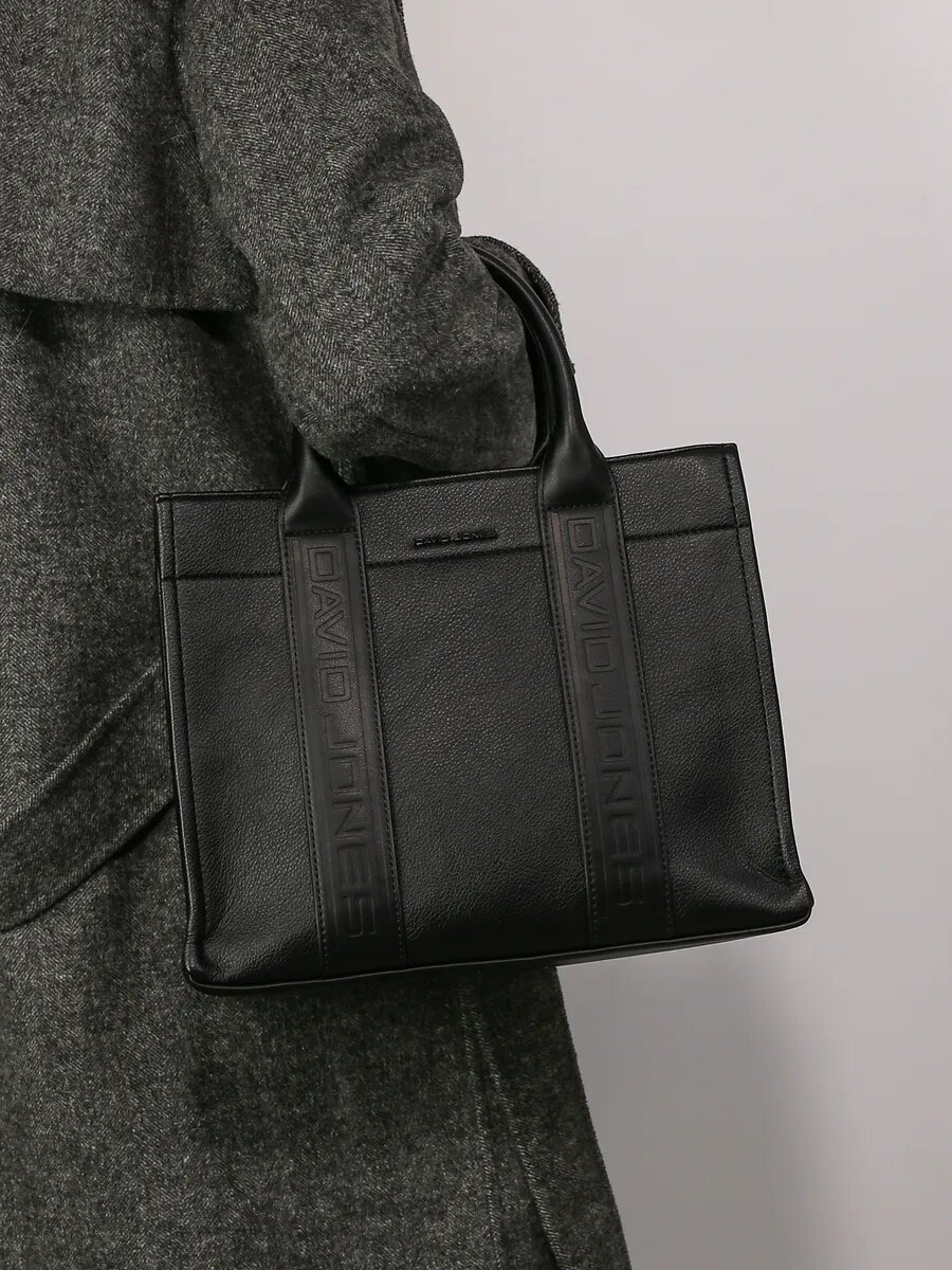 Сумка тоут DAVID JONES, черный — фото 1