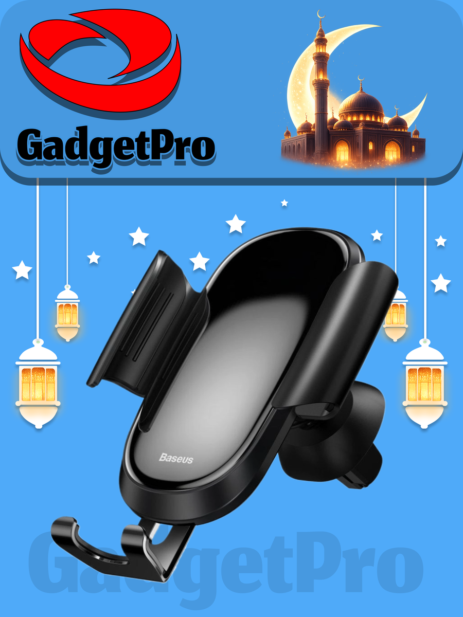 Автомобильный держатель Baseus Future Gravity Car Mount SUYL-WL01: надежный держатель для телефона в авто, черный