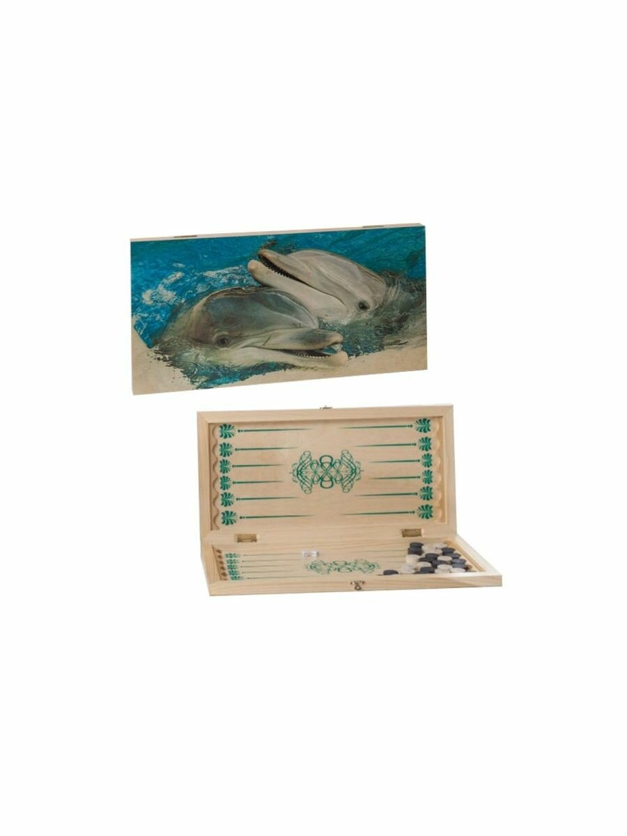 Нарды средние "Дельфины" (480*240*40)